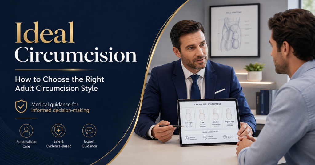 Ideal Circumcision How to Choose the Right Adult Circumcision Style - ETERNITY CLINIC by M.D. SUEBPONG ENGCHUAN Ideal Circumcision How to Choose the Right Adult Circumcision Style