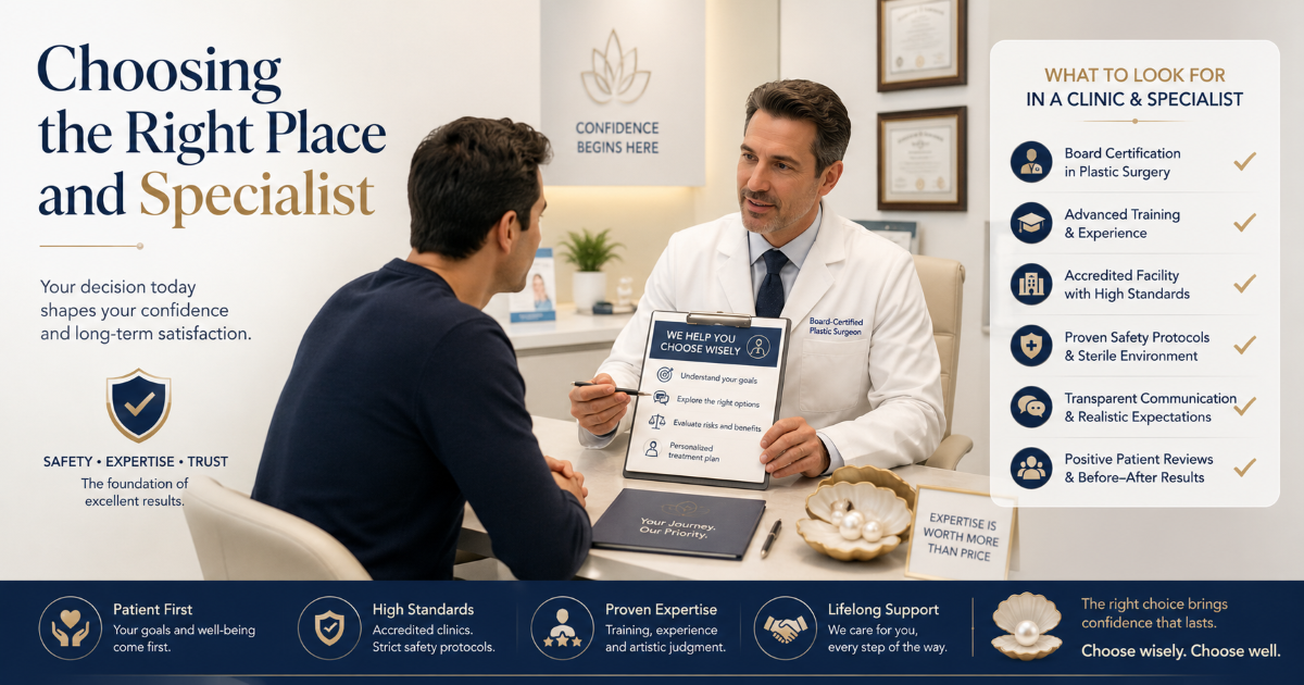 Choosing the right place and specialist for pearl embedding