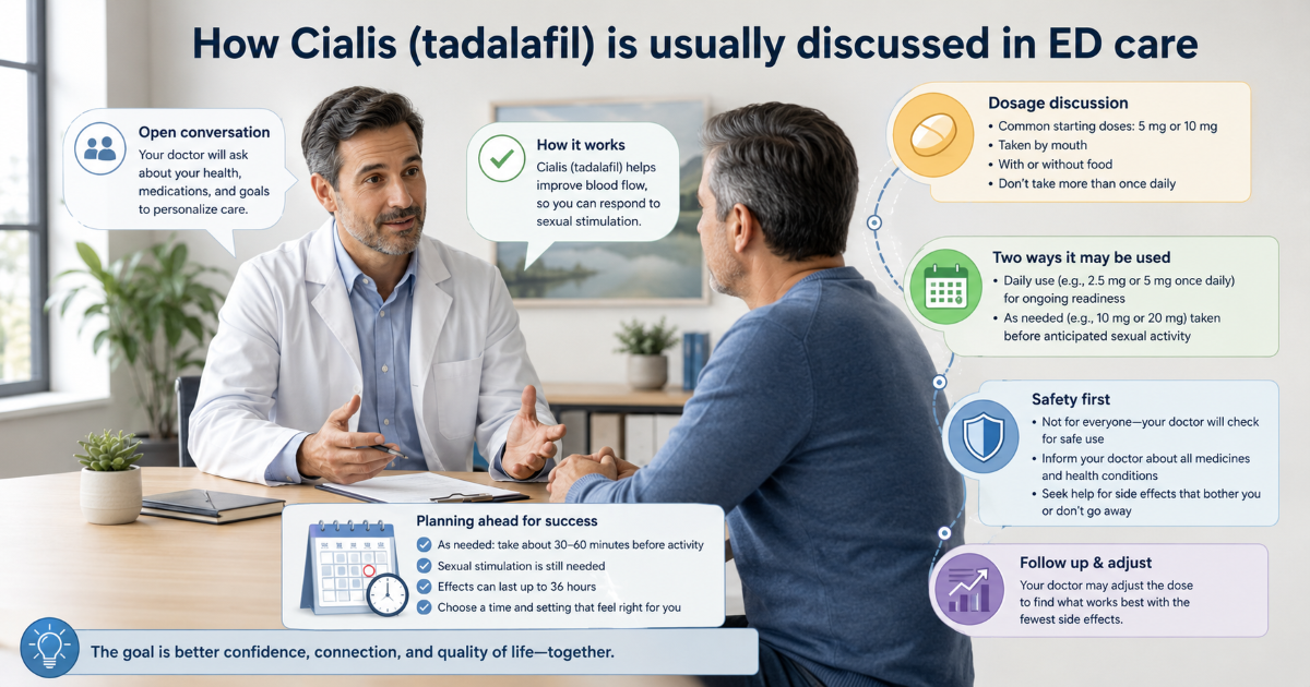 How to use Cialis tadalafil safely