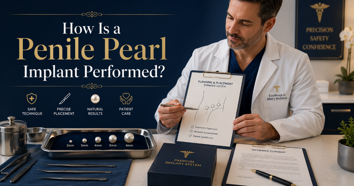 How to implant a pearl into the penis