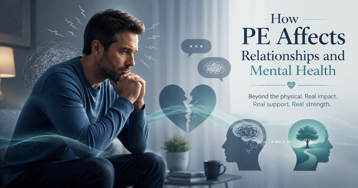 How premature ejaculation affects relationships and mental health