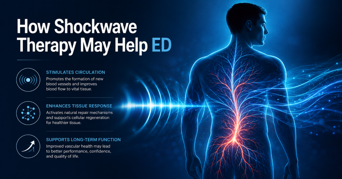 Low intensity shockwave therapy for ED explanation