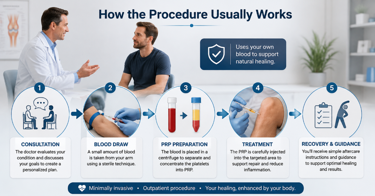 PRP extraction for P-Shot treatment