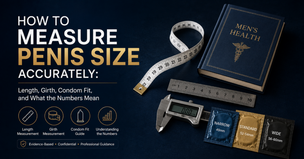 How to Measure Penis Size Accurately Length Girth Condom Fit and What the Numbers Mean - ETERNITY CLINIC by M.D. SUEBPONG ENGCHUAN