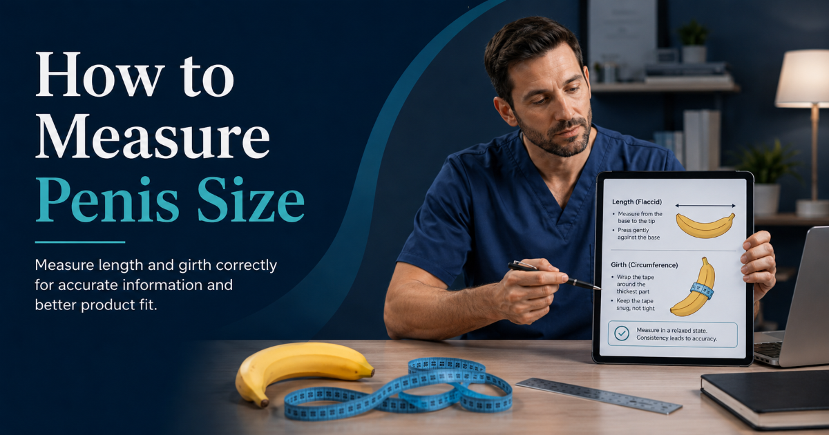 How to measure penis size and girth correctly