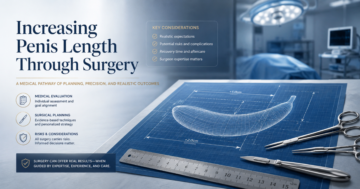 Penis lengthening surgery candidacy risks and recovery