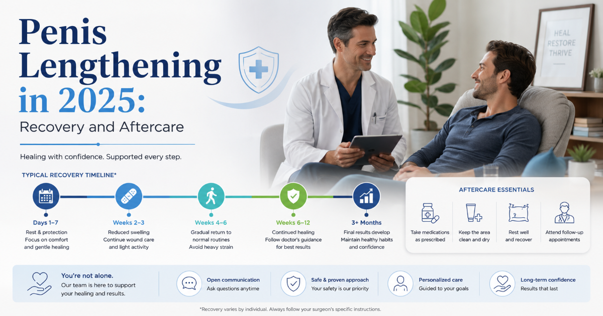 Penis lengthening procedures and medical planning