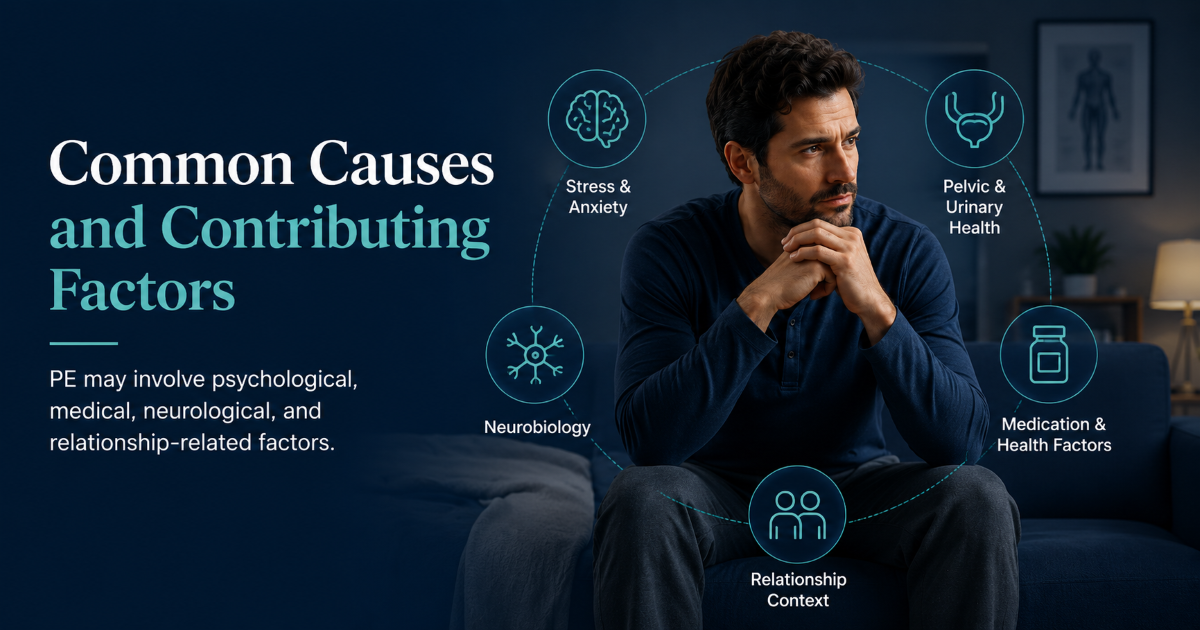 Common causes and contributing factors of premature ejaculation