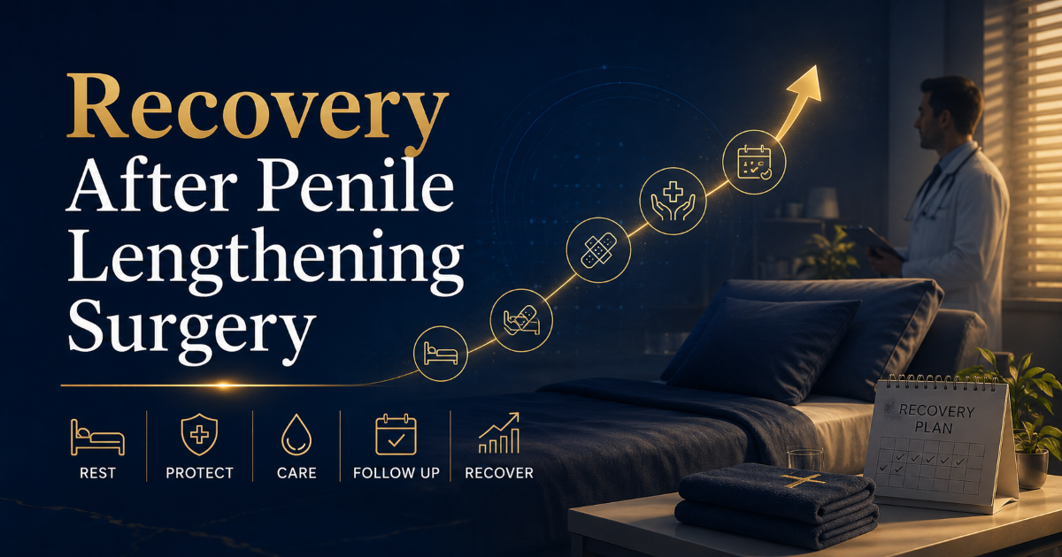 Recovery after penile lengthening surgery