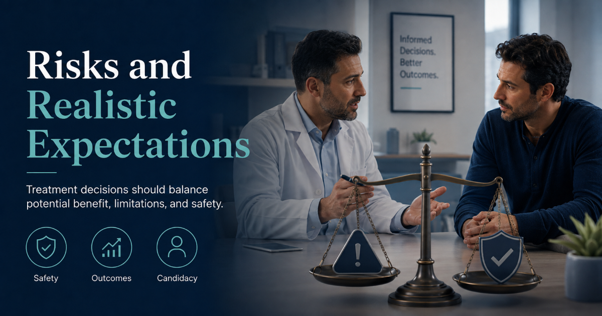 Premature ejaculation treatment risks and realistic expectations