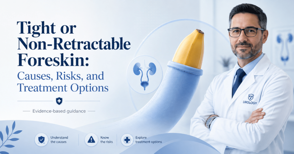Tight or Non-Retractable Foreskin - ETERNITY CLINIC by M.D. SUEBPONG ENGCHUAN Tight or Non-Retractable Foreskin