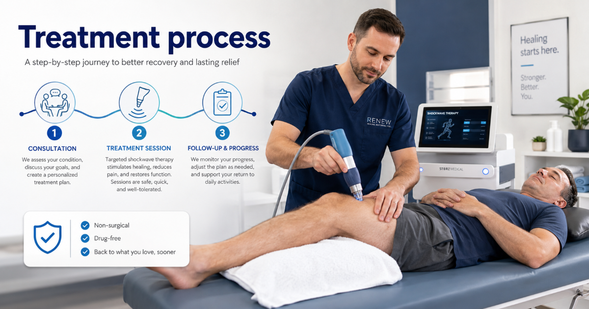 Shockwave therapy consultation for erectile dysfunction