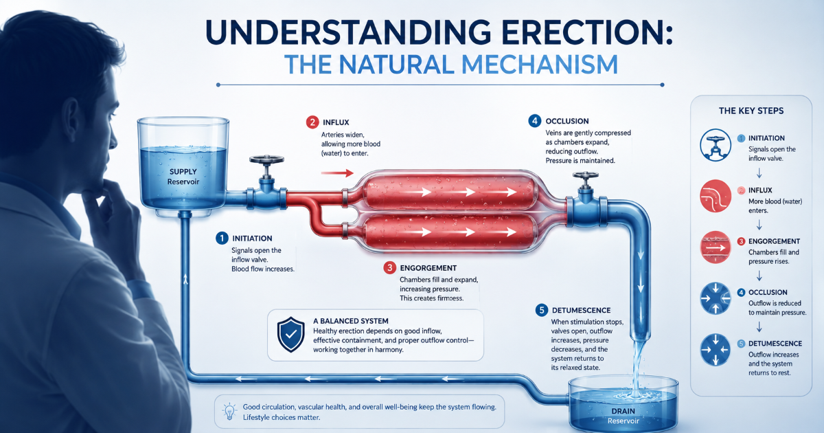 Erectile dysfunction and erection mechanism