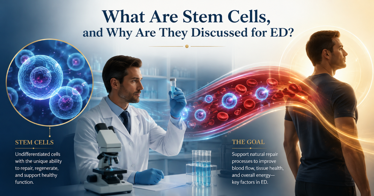 What are stem cells for erectile dysfunction discussion
