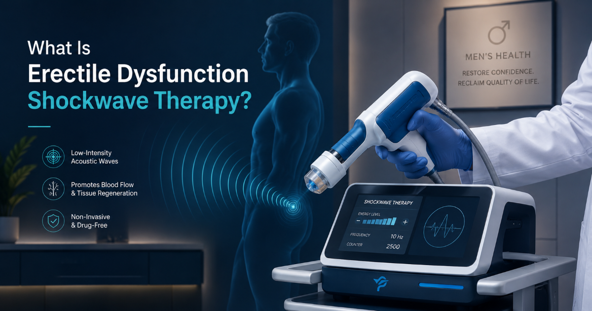 EDSWT shockwave therapy for erectile dysfunction consultation