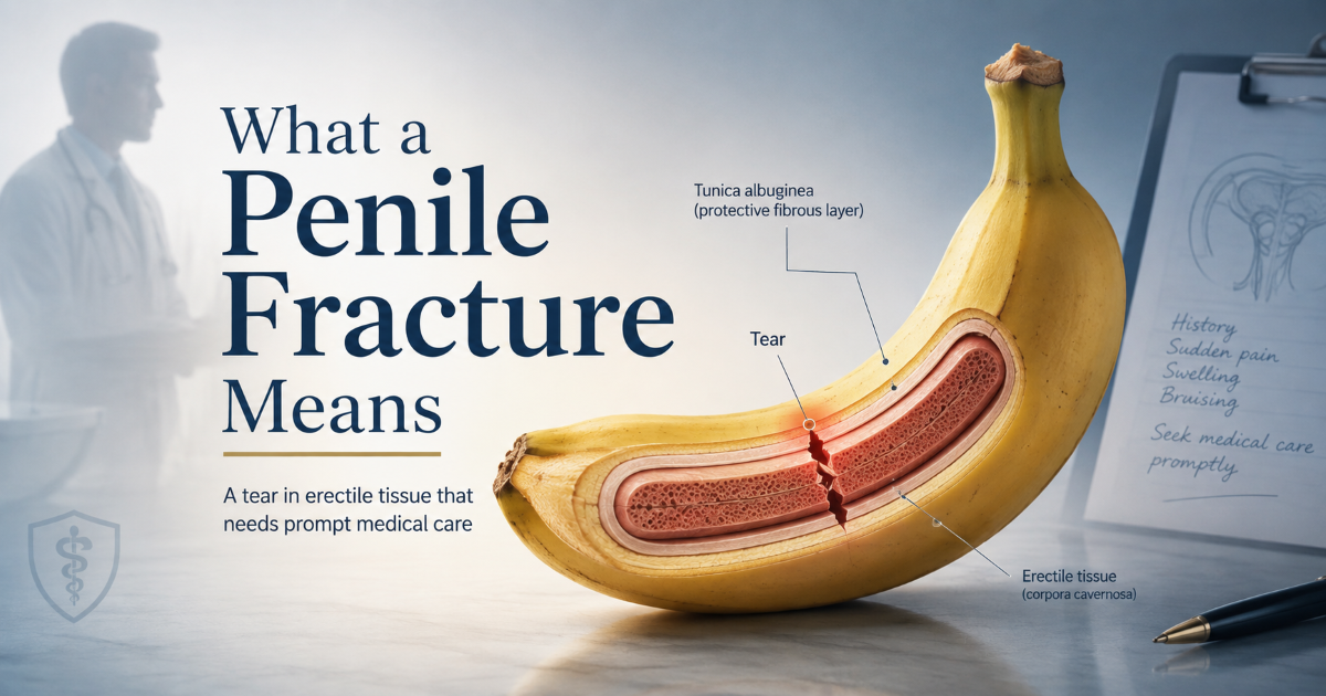 Penile fracture explanation and urgent assessment