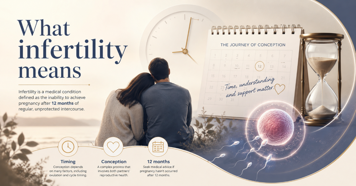 Signs of infertility and when couples should seek medical evaluation