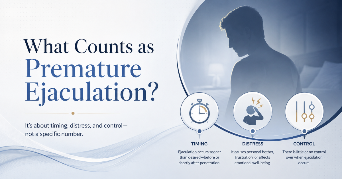 What counts as premature ejaculation