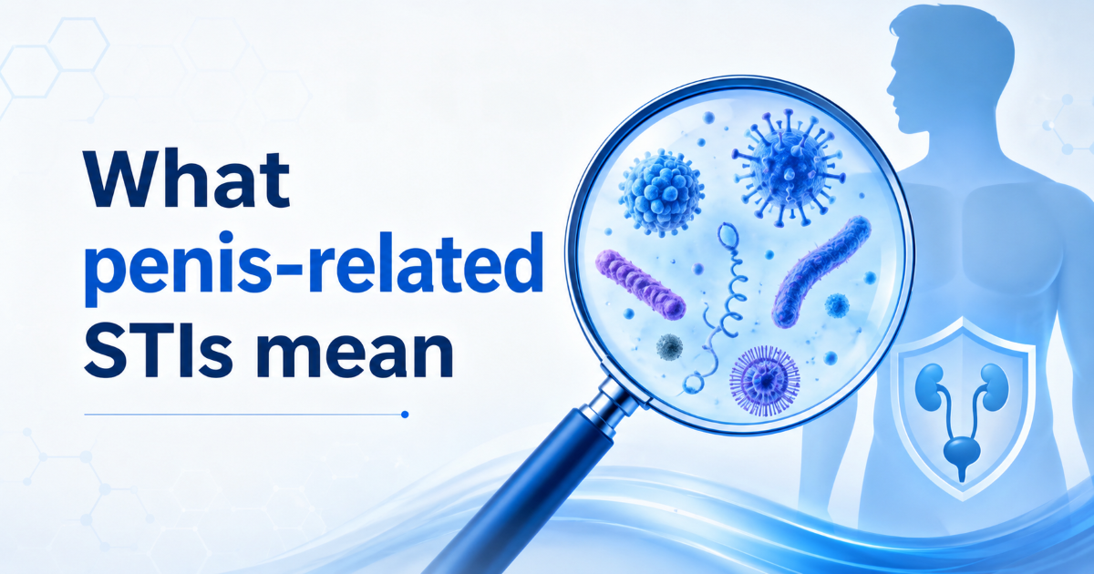 Common sexually transmitted infections affecting the penis and when to get tested