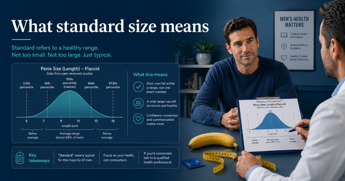 Standard penis size and how to measure penis size