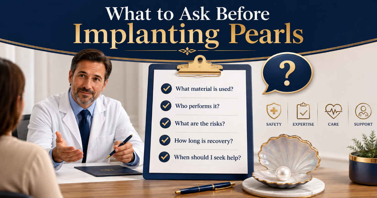 Questions to ask before pearl implant procedure
