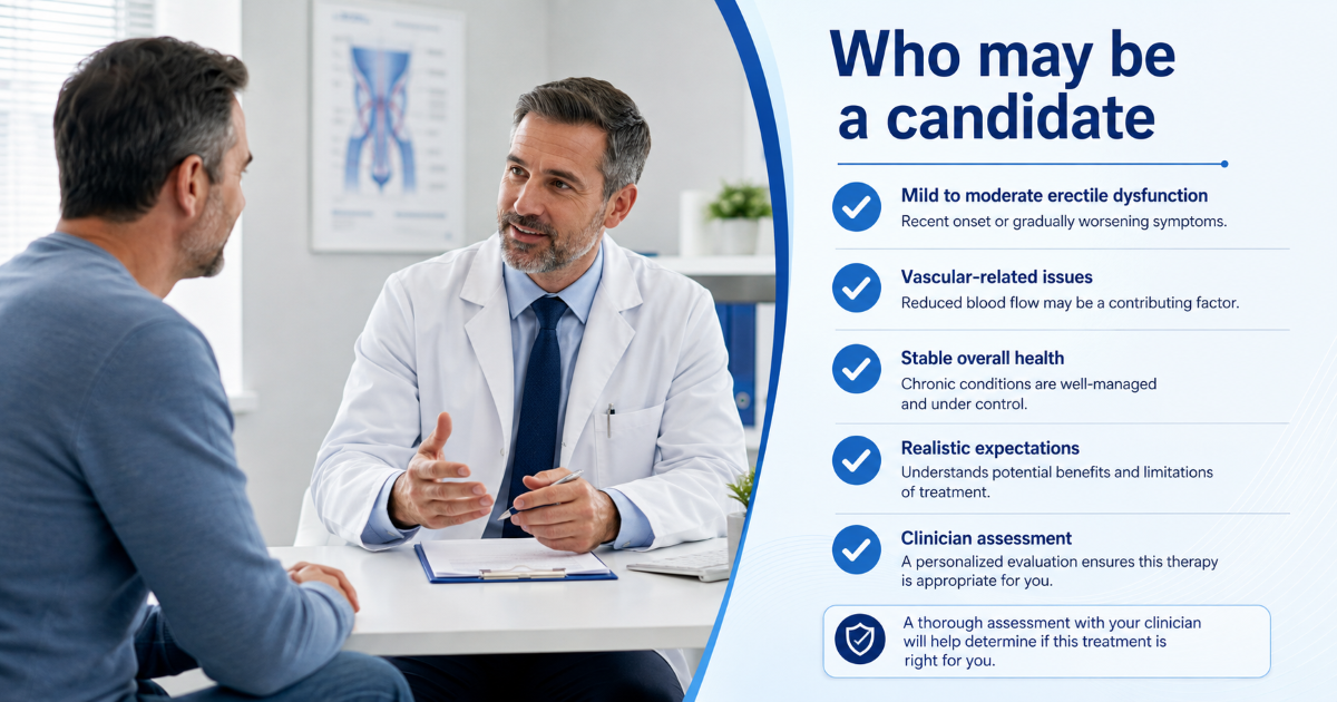 How shockwave may help erectile dysfunction through blood flow assessment