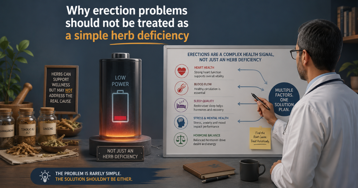 Herbal supplements and male sexual function overview