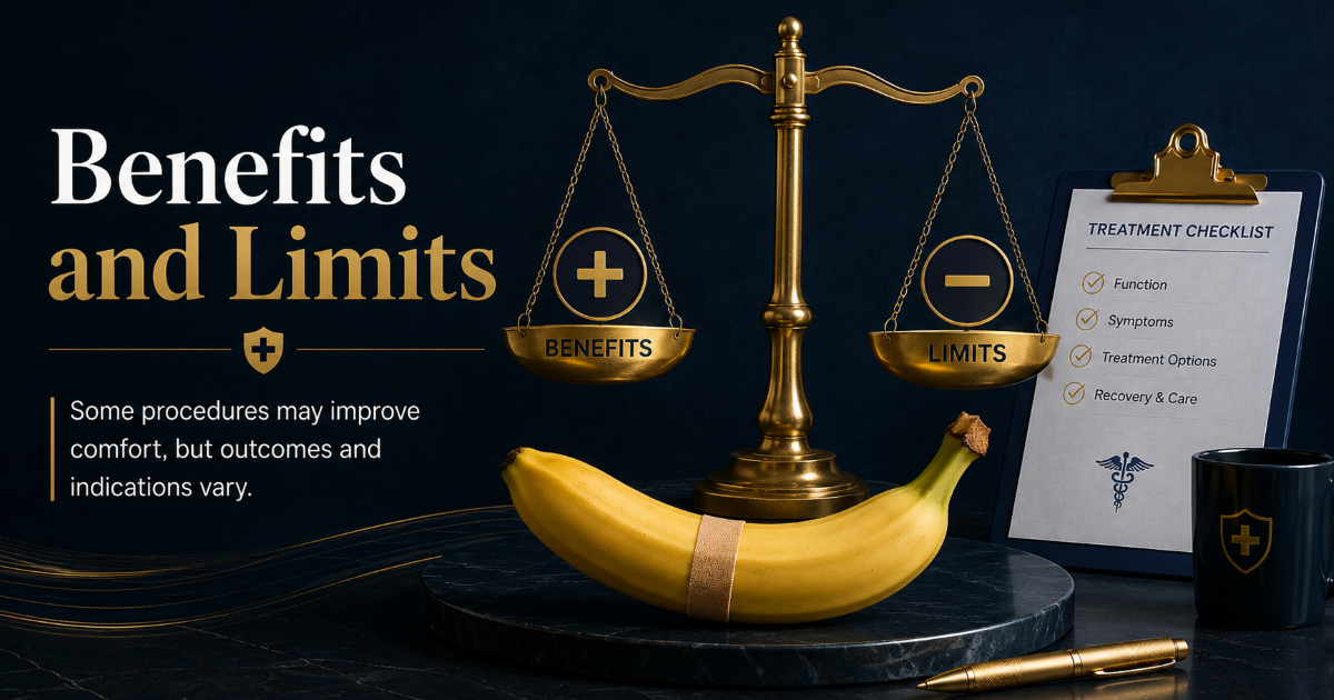 Potential benefits and limitations of frenulum treatment