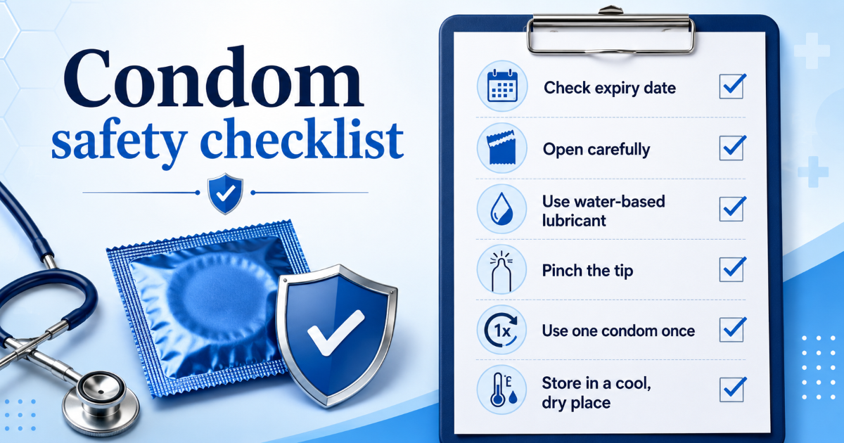 How to wear a condom safely after measuring penis size