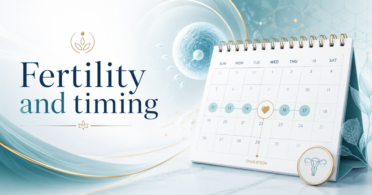Sex timing fertility and relationship health