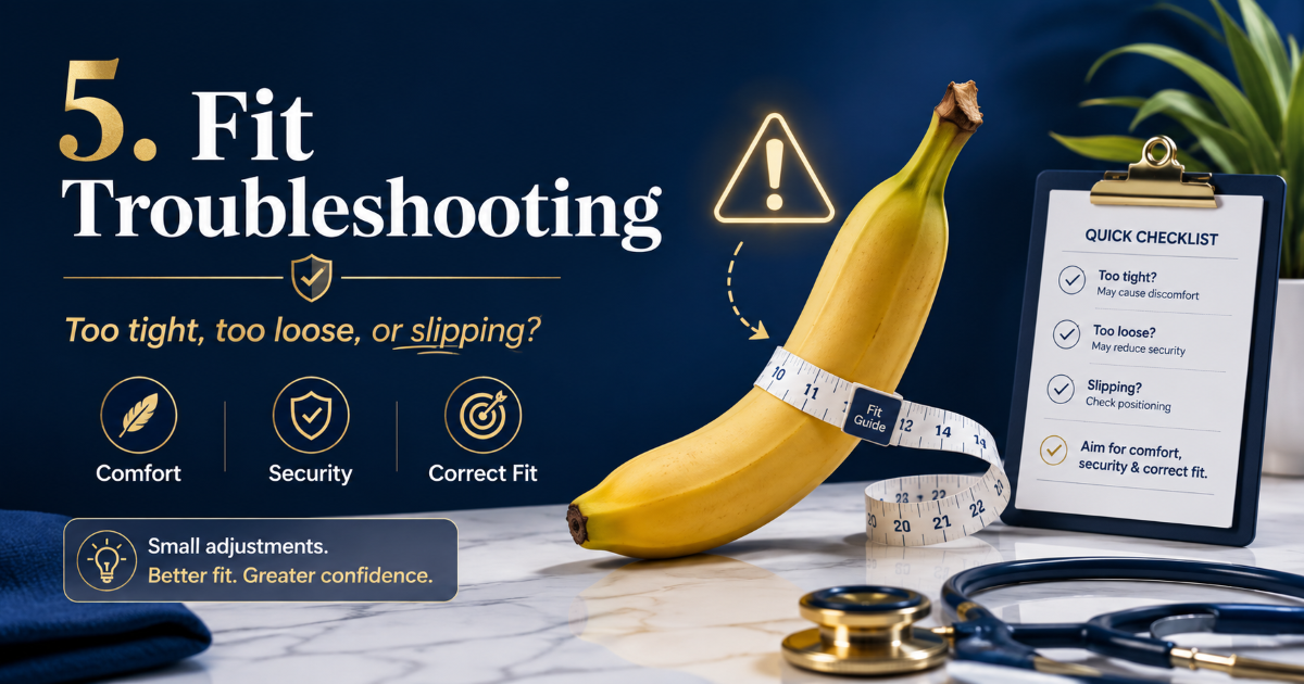 Condom fit considerations