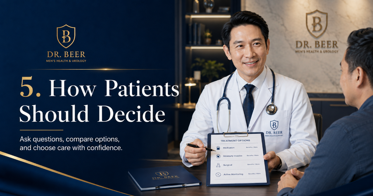 Eternity Clinic men health service overview