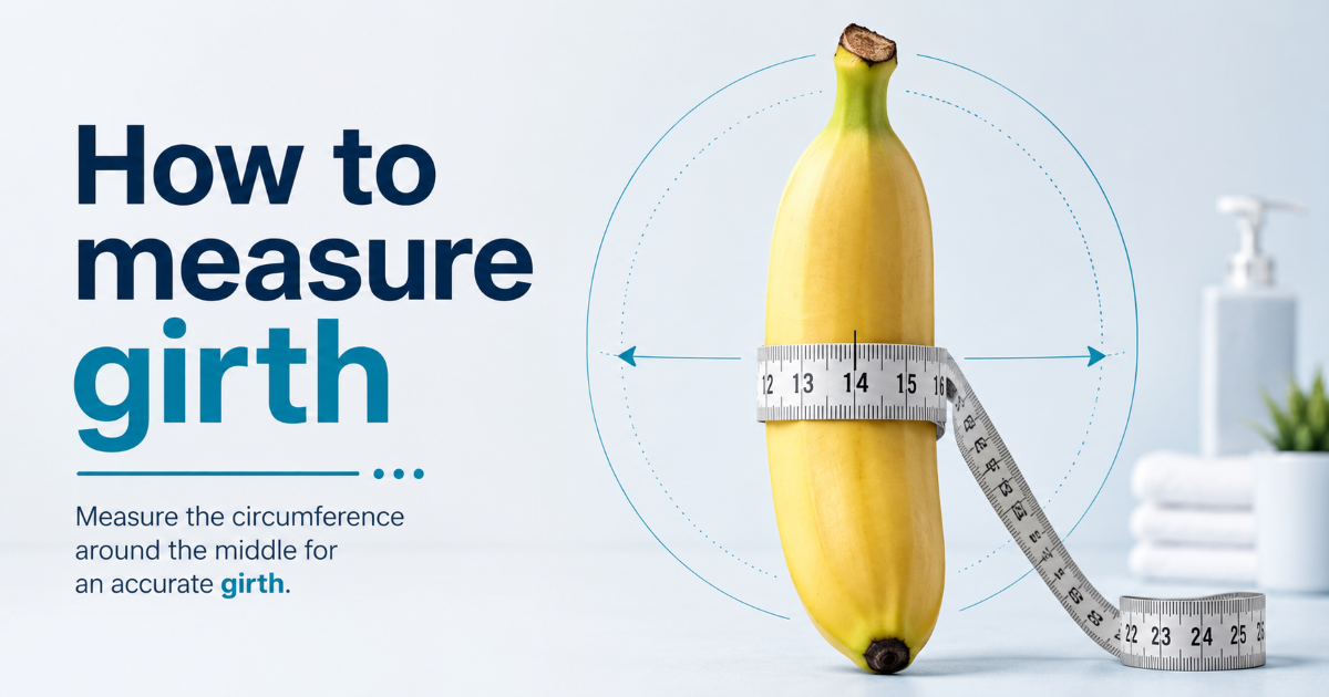 Manhood size and male confidence with accurate penis girth measurement
