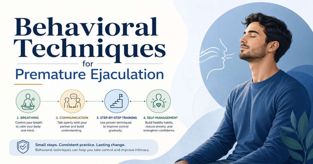 Behavioral techniques for premature ejaculation