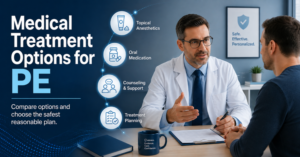 Medical treatment options for premature ejaculation