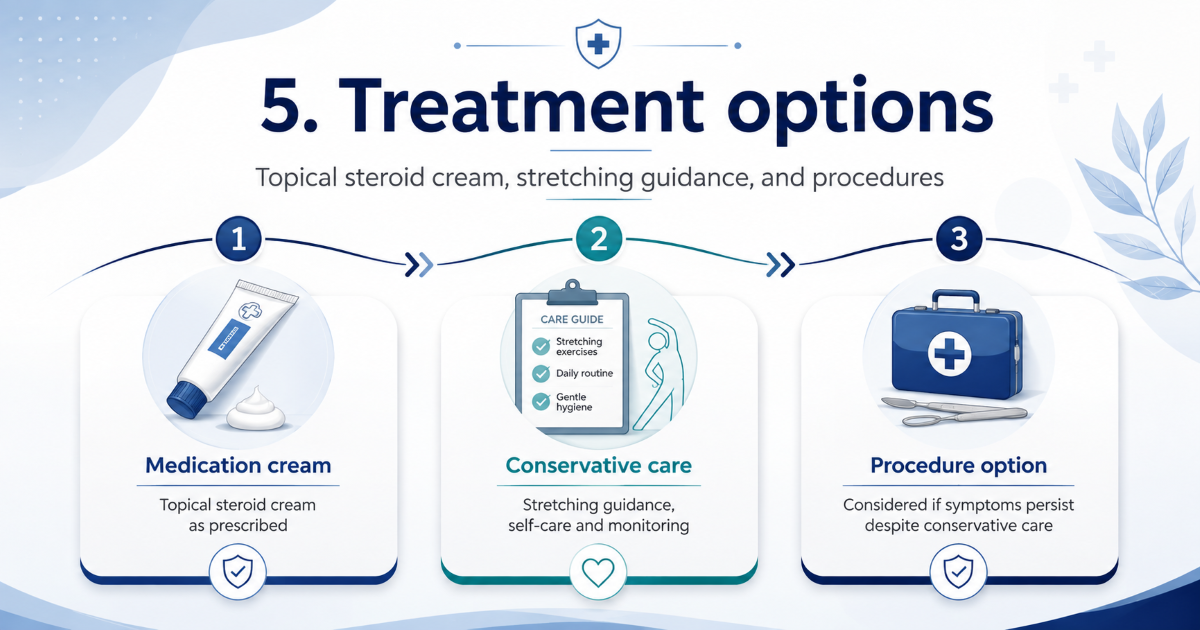 Phimosis treatment options and medical assessment