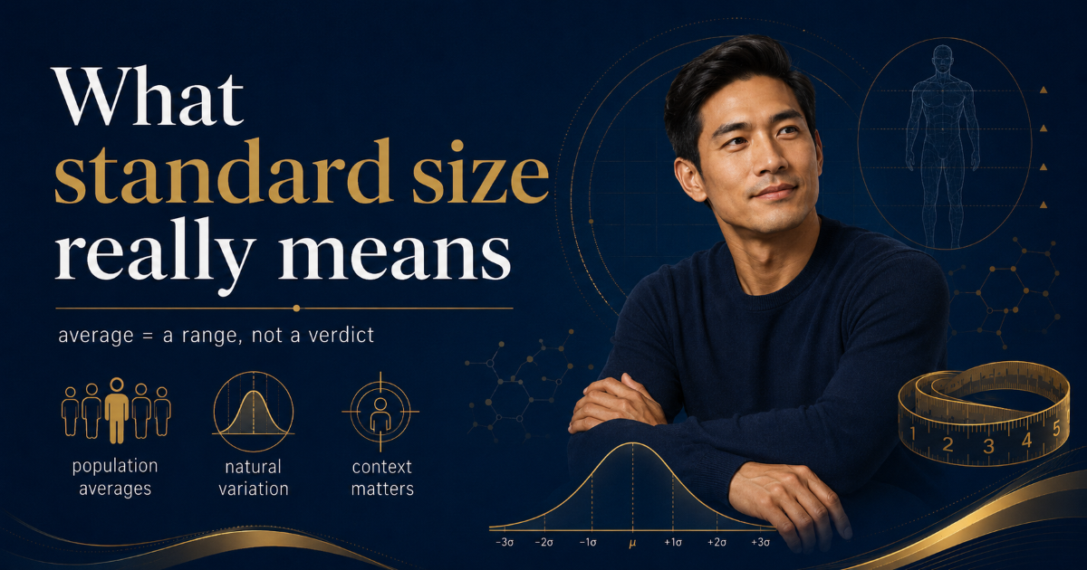 World standard penis size and male measurement education