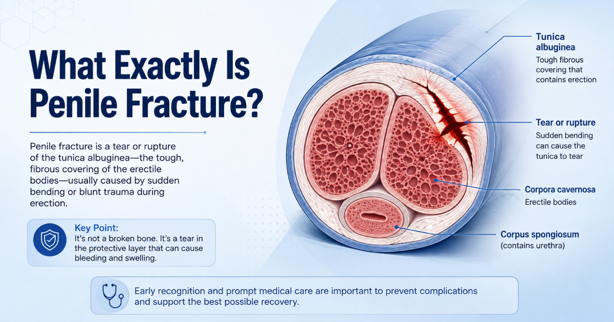 What is a penile fracture?