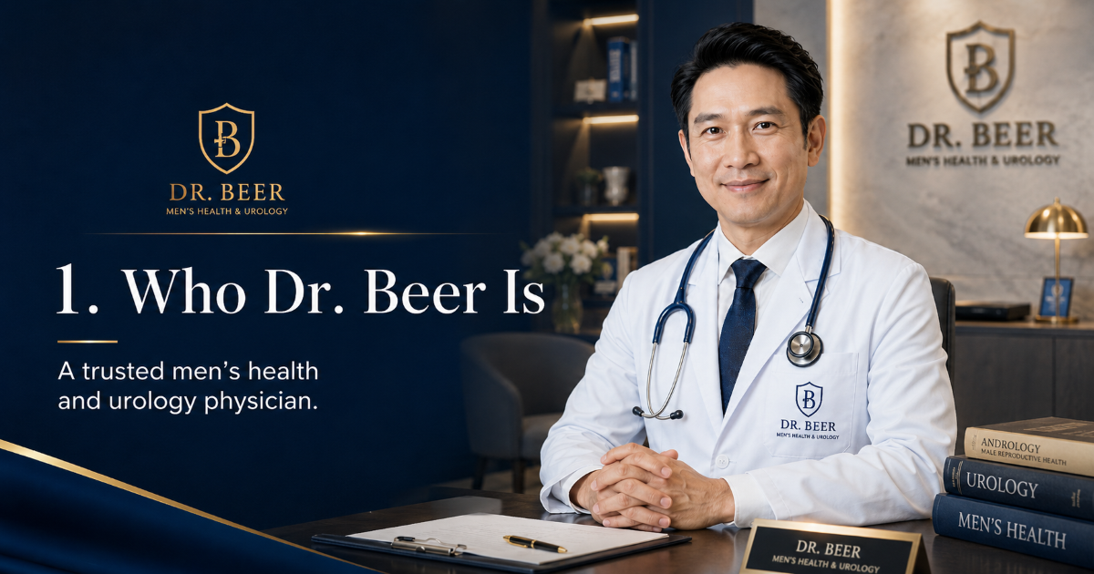 Dr. Beer male health education and urology profile