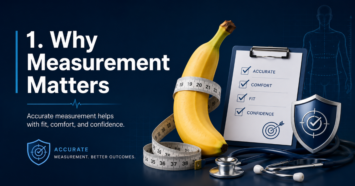 Doctor-led penis measurement and condom sizing consultation