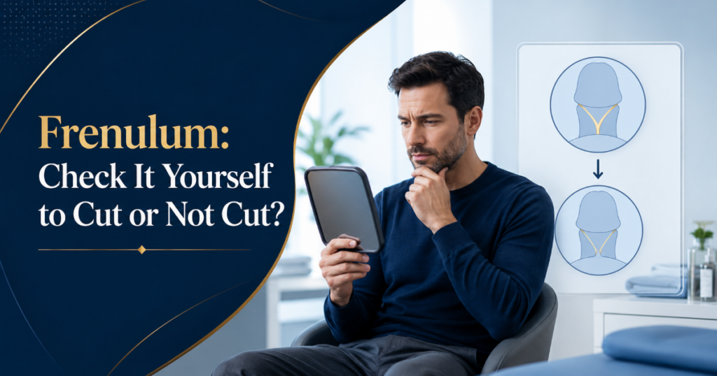 Frenulum Check It Yourself to Cut or Not Cut - ETERNITY CLINIC by M.D. SUEBPONG ENGCHUAN Frenulum Check It Yourself to Cut or Not Cut