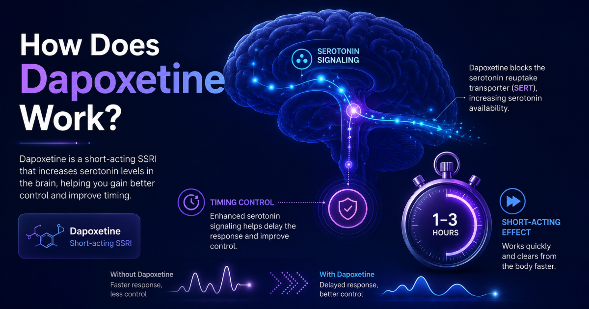 How dapoxetine works for premature ejaculation