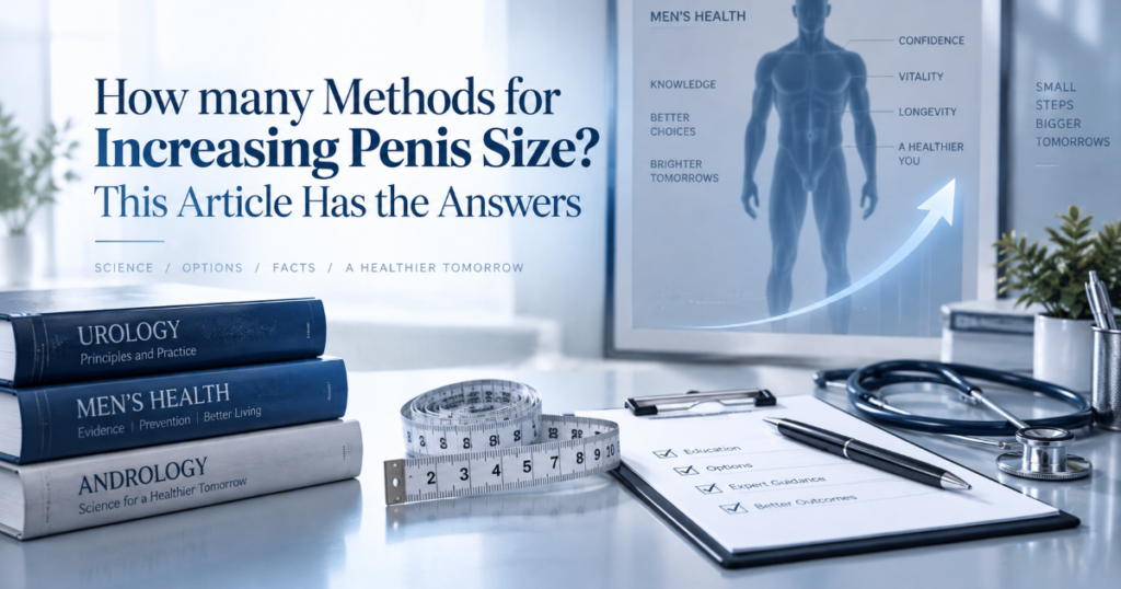 How many Methods for Increasing Penis Size - ETERNITY CLINIC by M.D. SUEBPONG ENGCHUAN How many Methods for Increasing Penis Size
