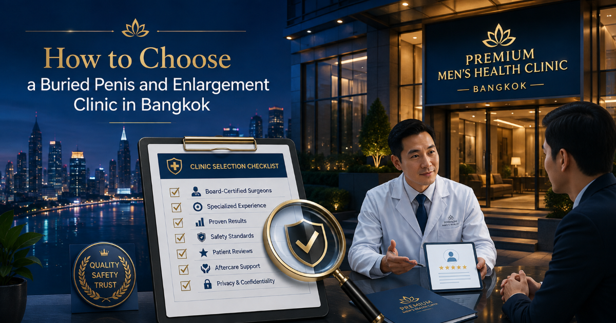 Doctor consultation for buried penis correction and penile enlargement