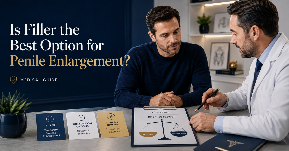 Filler as a penile enlargement option