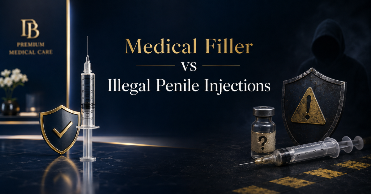 Increase penis size with filler by Dr Beer technique
