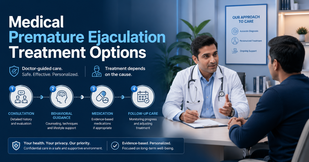 Premature ejaculation medical treatment options