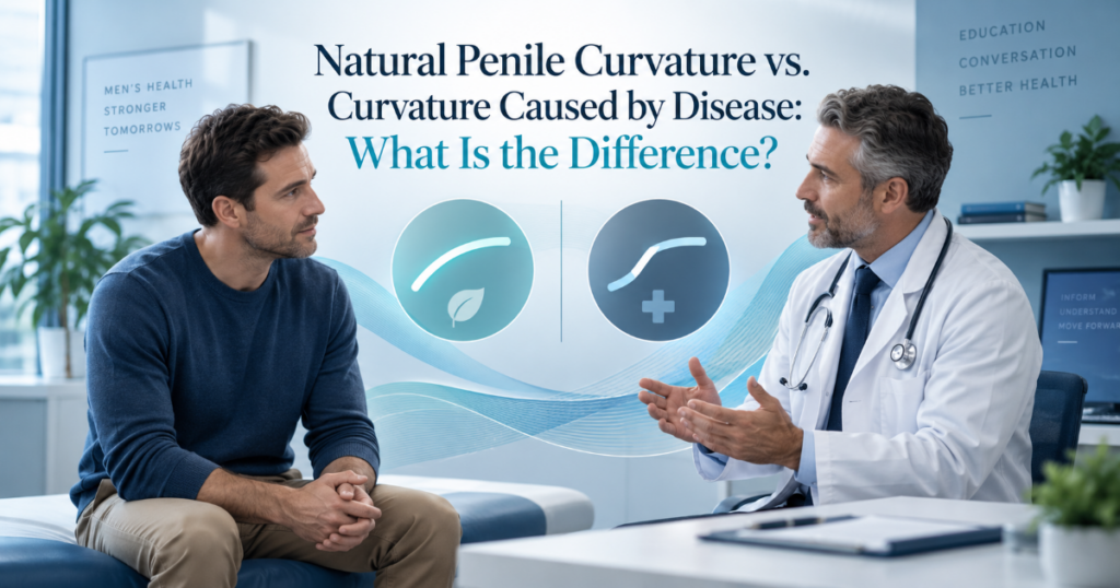 Natural Penile Curvature vs Curvature Caused by Disease - ETERNITY CLINIC by M.D. SUEBPONG ENGCHUAN Natural Penile Curvature vs Curvature Caused by Disease