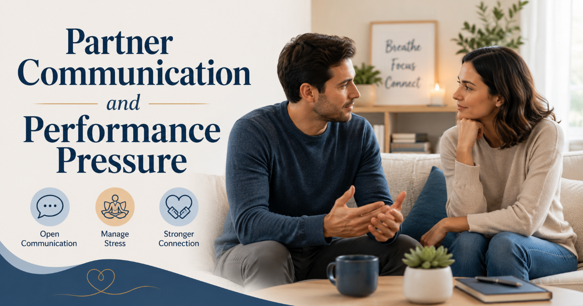 Partner communication performance pressure and sexual pacing strategies for premature ejaculation