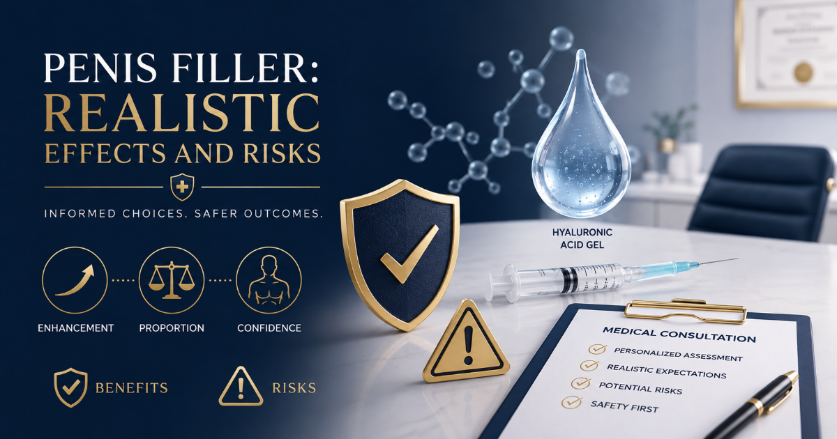 Penile enlargement and surgical or filler treatment options